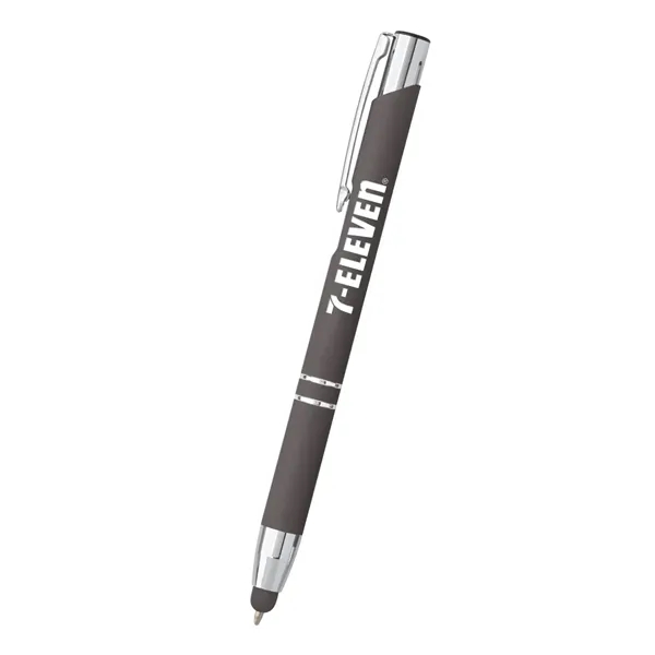 Combination ballpoint/stylus pen with plunger-action mechanism.... from ASI 61125 Hit Promotional Products / Hit®