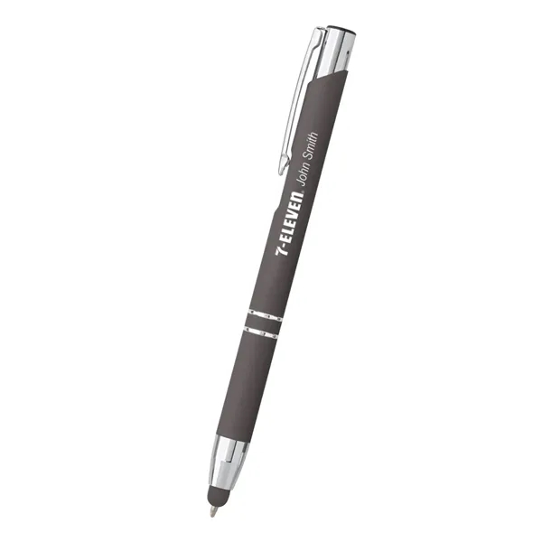 Combination ballpoint/stylus pen with plunger-action mechanism.... from ASI 61125 Hit Promotional Products / Hit®
