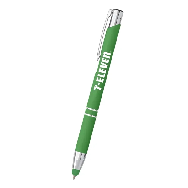 Combination ballpoint/stylus pen with plunger-action mechanism.... from ASI 61125 Hit Promotional Products / Hit®