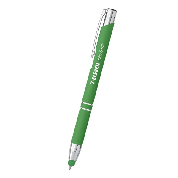 Combination ballpoint/stylus pen with plunger-action mechanism.... from ASI 61125 Hit Promotional Products / Hit®