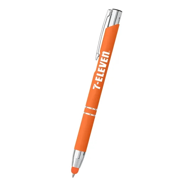 Combination ballpoint/stylus pen with plunger-action mechanism.... from ASI 61125 Hit Promotional Products / Hit®