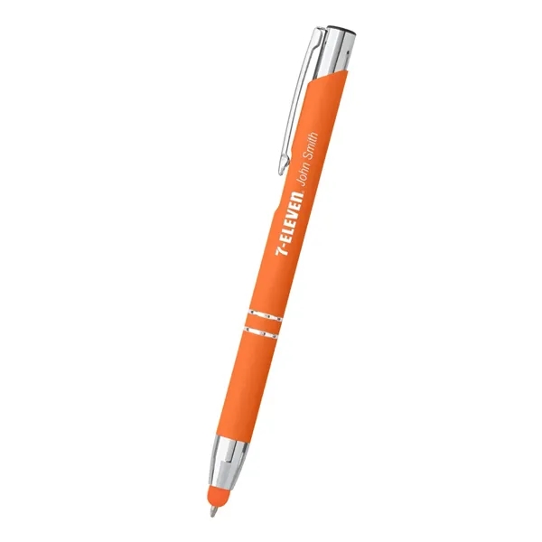 Combination ballpoint/stylus pen with plunger-action mechanism.... from ASI 61125 Hit Promotional Products / Hit®