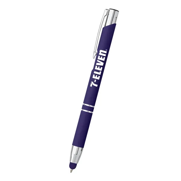 Combination ballpoint/stylus pen with plunger-action mechanism.... from ASI 61125 Hit Promotional Products / Hit®