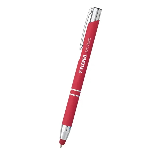 Combination ballpoint/stylus pen with plunger-action mechanism.... from ASI 61125 Hit Promotional Products / Hit®
