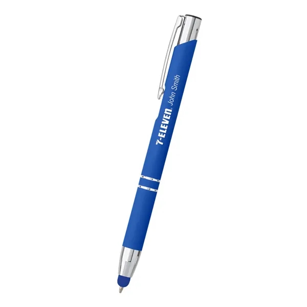 Combination ballpoint/stylus pen with plunger-action mechanism.... from ASI 61125 Hit Promotional Products / Hit®