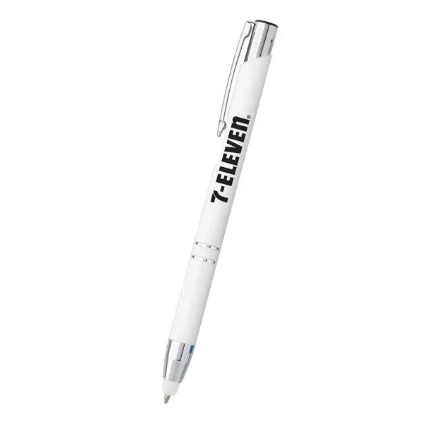 Combination ballpoint/stylus pen with plunger-action mechanism.... from ASI 61125 Hit Promotional Products / Hit®