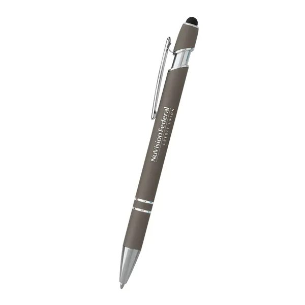 Aluminum ballpoint pen with stylus on top.... from ASI 61125 Hit Promotional Products / Hit®