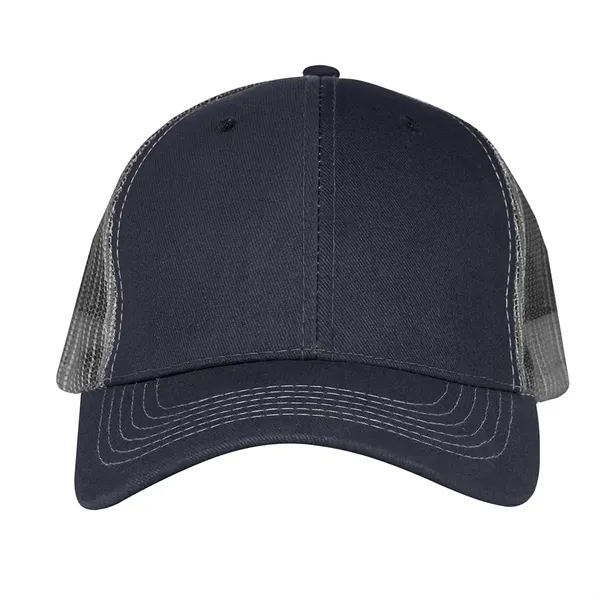 Mesh back cap with 100% brushed cotton twill crown, pre-curved visor,... from ASI 61125 Hit Promotional Products / Hit®