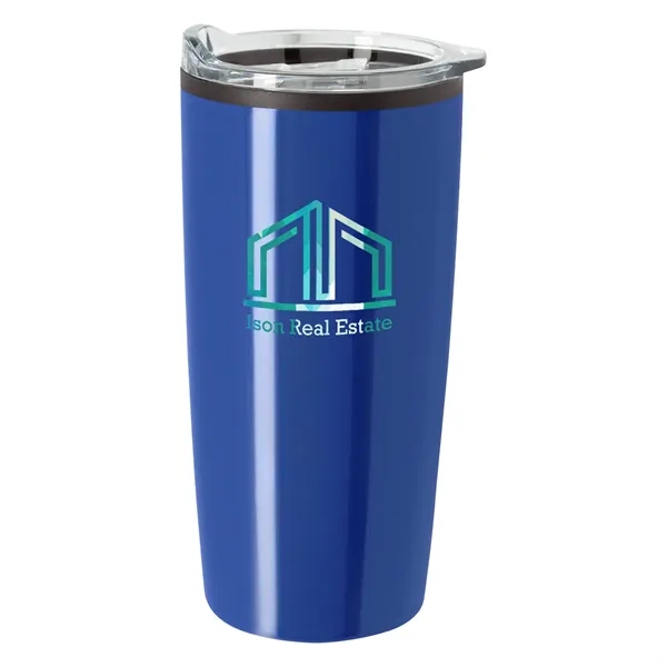 20 oz. tumbler made of stainless steel with a plastic inner... from ASI 61125 Hit Promotional Products / Hit®