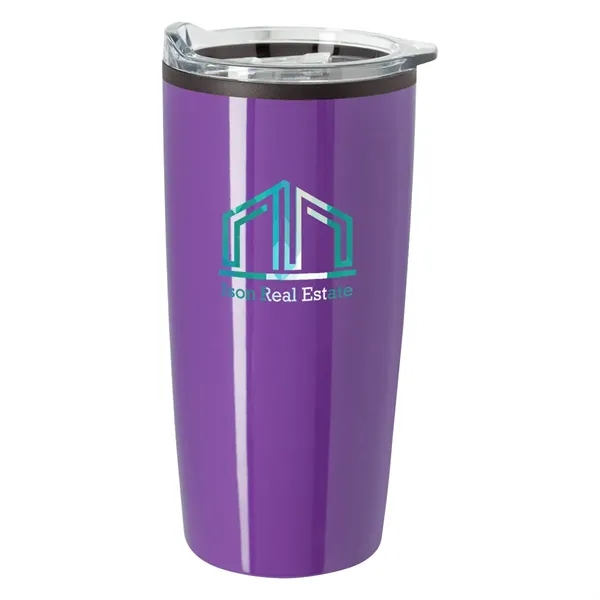 20 oz. tumbler made of stainless steel with a plastic inner... from ASI 61125 Hit Promotional Products / Hit®