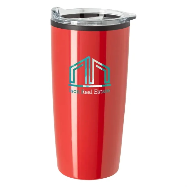 20 oz. tumbler made of stainless steel with a plastic inner... from ASI 61125 Hit Promotional Products / Hit®