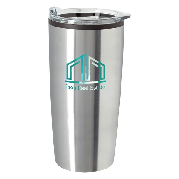 20 oz. tumbler made of stainless steel with a plastic inner... from ASI 61125 Hit Promotional Products / Hit®