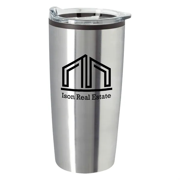 20 oz. tumbler made of stainless steel with a plastic inner... from ASI 61125 Hit Promotional Products / Hit®