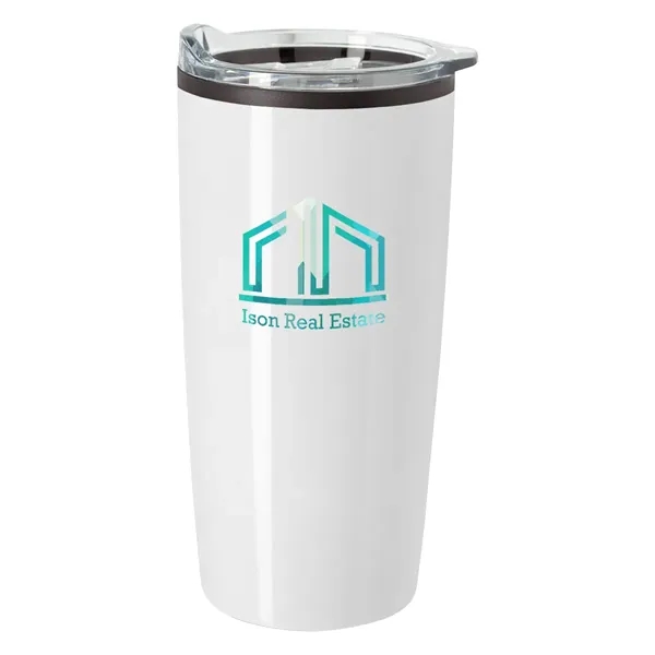20 oz. tumbler made of stainless steel with a plastic inner... from ASI 61125 Hit Promotional Products / Hit®
