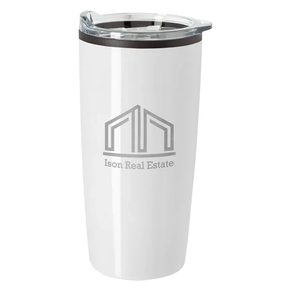 20 oz. tumbler made of stainless steel with a plastic inner... from ASI 61125 Hit Promotional Products / Hit®