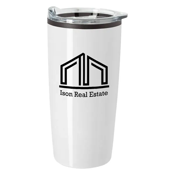 20 oz. tumbler made of stainless steel with a plastic inner... from ASI 61125 Hit Promotional Products / Hit®
