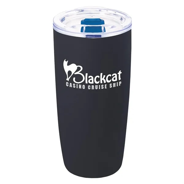 19 oz. matte black tumbler with double wall insulation and acrylic... from ASI 61125 Hit Promotional Products / Hit®