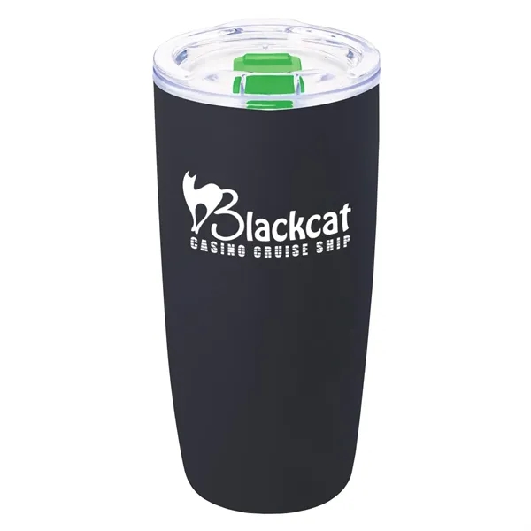 19 oz. matte black tumbler with double wall insulation and acrylic... from ASI 61125 Hit Promotional Products / Hit®