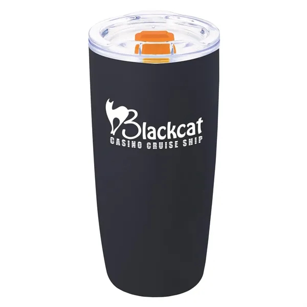 19 oz. matte black tumbler with double wall insulation and acrylic... from ASI 61125 Hit Promotional Products / Hit®