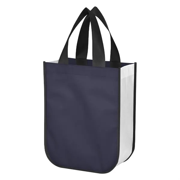 Shopper tote bag made of shiny 80 gram non-woven water-resistant polypropylene... from ASI 61125 Hit Promotional Products / Hit®