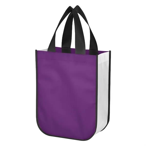 Shopper tote bag made of shiny 80 gram non-woven water-resistant polypropylene... from ASI 61125 Hit Promotional Products / Hit®