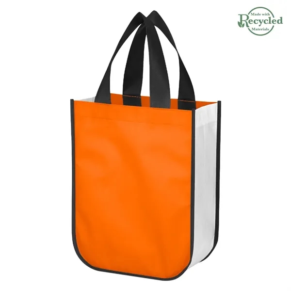 Shopper tote bag made of shiny 80 gram non-woven water-resistant polypropylene... from ASI 61125 Hit Promotional Products / Hit®