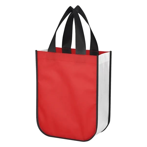 Shopper tote bag made of shiny 80 gram non-woven water-resistant polypropylene... from ASI 61125 Hit Promotional Products / Hit®