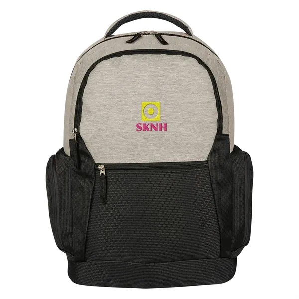 Backpack with space for a 17" laptop, multiple pockets, an air... from ASI 61125 Hit Promotional Products / Hit®