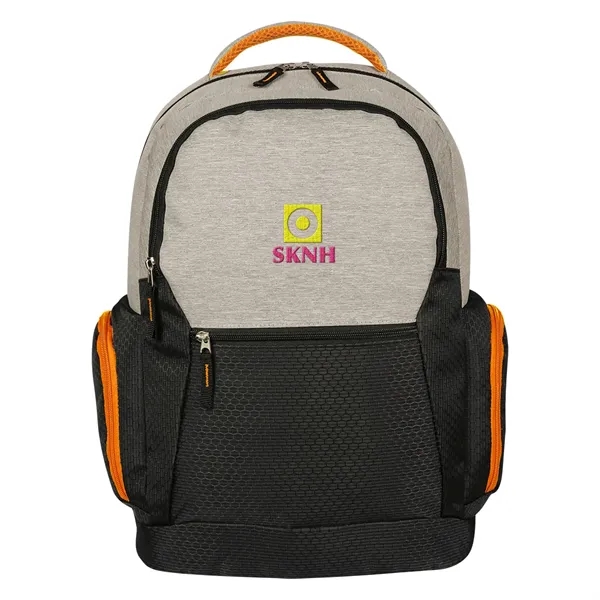 Backpack with space for a 17" laptop, multiple pockets, an air... from ASI 61125 Hit Promotional Products / Hit®