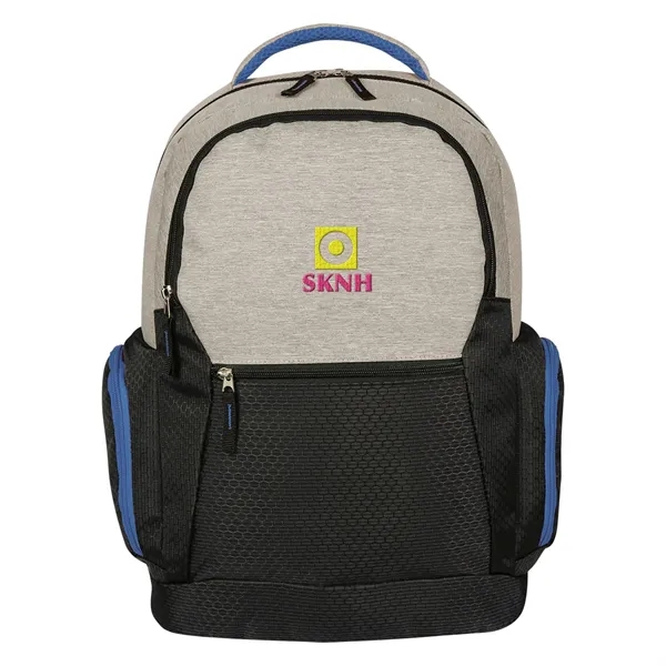 Backpack with space for a 17" laptop, multiple pockets, an air... from ASI 61125 Hit Promotional Products / Hit®