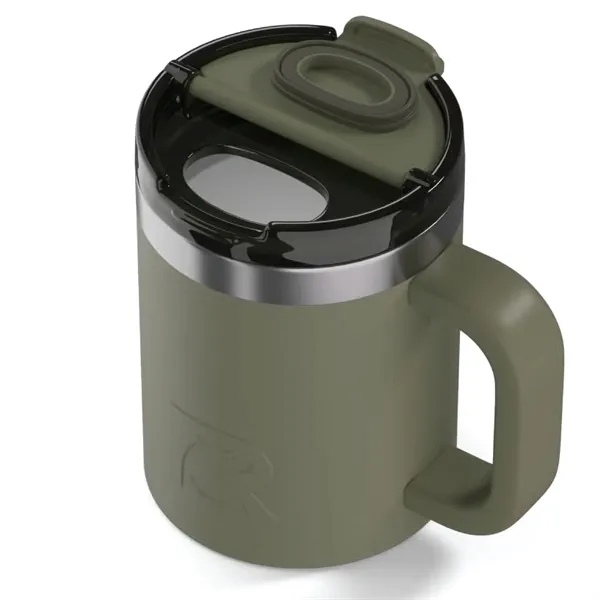 RTIC 12 ounce insulated ceramic-lined stainless steel ringed coffee mug with... from ASI 74601 Calico