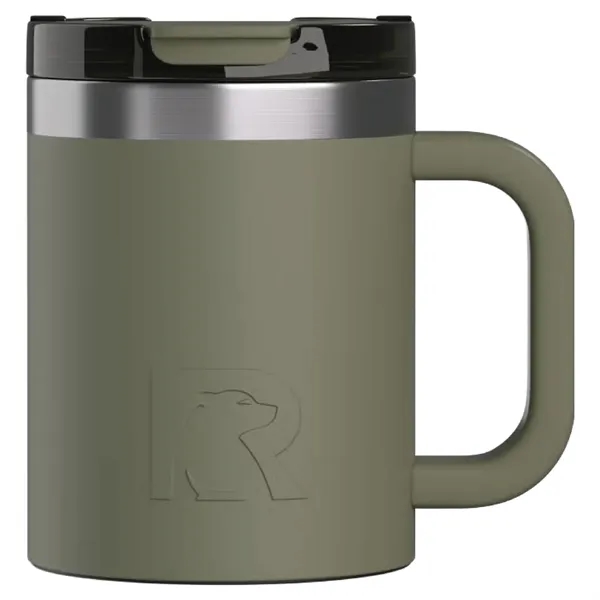 RTIC 12 ounce insulated ceramic-lined stainless steel ringed coffee mug with... from ASI 74601 Calico