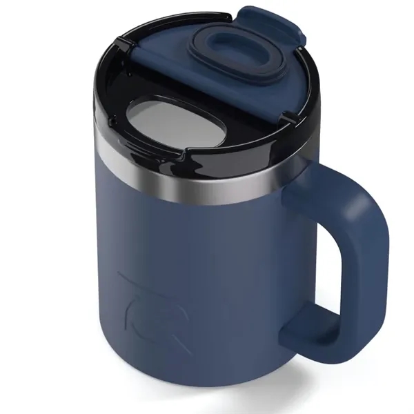 RTIC 12 ounce insulated ceramic-lined stainless steel ringed coffee mug with... from ASI 74601 Calico