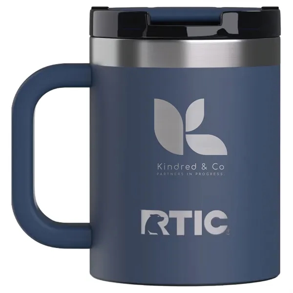 RTIC 12 ounce insulated ceramic-lined stainless steel ringed coffee mug with... from ASI 74601 Calico
