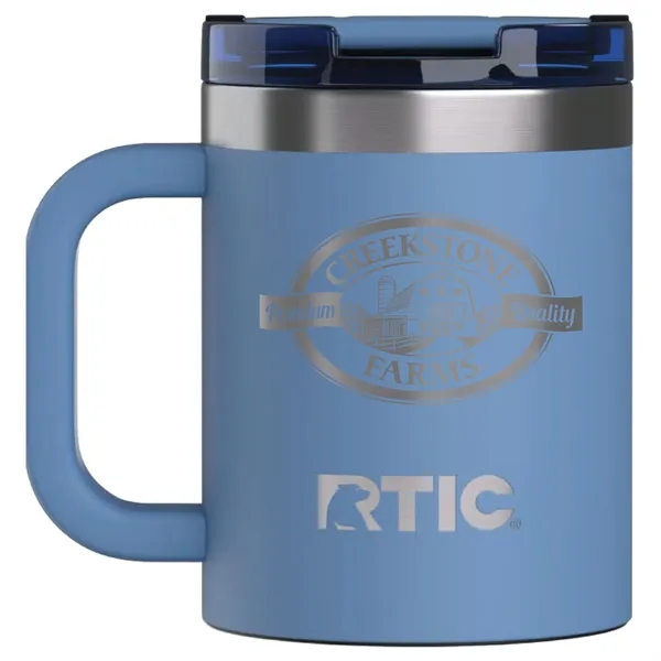RTIC 12 ounce insulated ceramic-lined stainless steel ringed coffee mug with... from ASI 74601 Calico