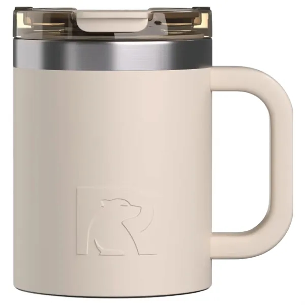 RTIC 12 ounce insulated ceramic-lined stainless steel ringed coffee mug with... from ASI 74601 Calico