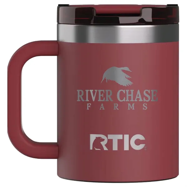 RTIC 12 ounce insulated ceramic-lined stainless steel ringed coffee mug with... from ASI 74601 Calico