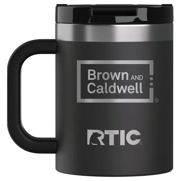 RTIC 12 ounce insulated ceramic-lined stainless steel ringed coffee mug with... from ASI 74601 Calico