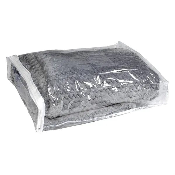 Cozy plush blanket made of 100% polyester and measuring 60" x... from ASI 61125 Hit Promotional Products / Hit®