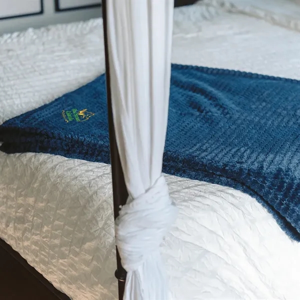 Cozy plush blanket made of 100% polyester and measuring 60" x... from ASI 61125 Hit Promotional Products / Hit®