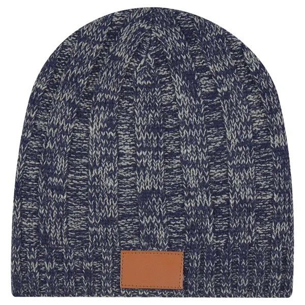 100% acrylic one-size-fits-all beanie in black or navy blue with a... from ASI 61125 Hit Promotional Products / Hit®