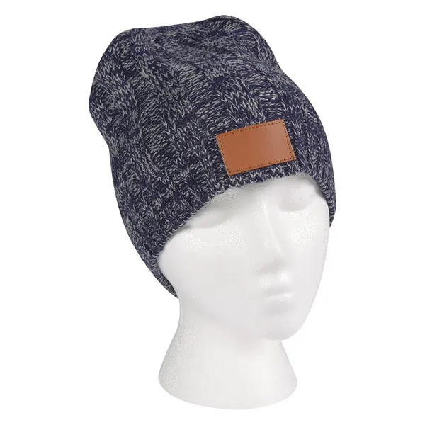 100% acrylic one-size-fits-all beanie in black or navy blue with a... from ASI 61125 Hit Promotional Products / Hit®