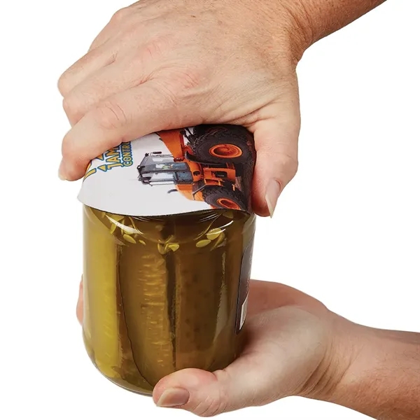 Round jar opener made of silicone for providing the friction and... from ASI 61125 Hit Promotional Products / Hit®