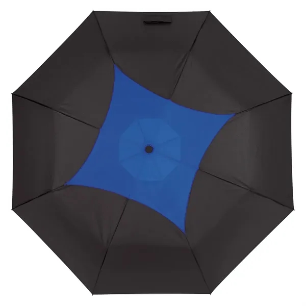 44" automatic opening, telescopic folding umbrella with vented windproof canopy and... from ASI 61125 Hit Promotional Products / Hit®