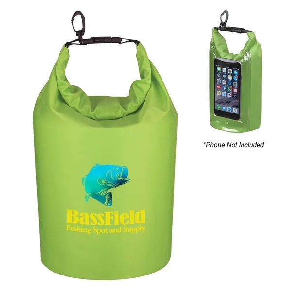 Waterproof bag made of ripstop polyester with PVC backing, phone pocket... from ASI 61125 Hit Promotional Products / Hit®