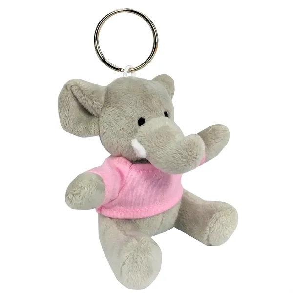 Mini elephant plush key chain measuring 3 1/2" with eight popular... from ASI 61125 Hit Promotional Products / Hit®