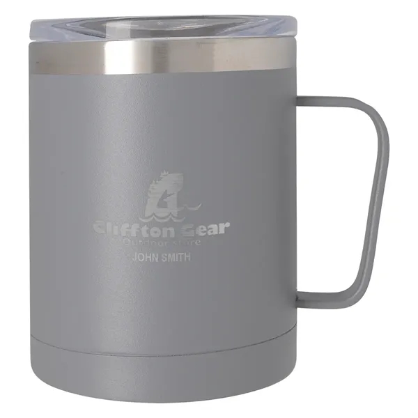 12 oz. double wall stainless steel mug with a powder coated... from ASI 61125 Hit Promotional Products / Hit®