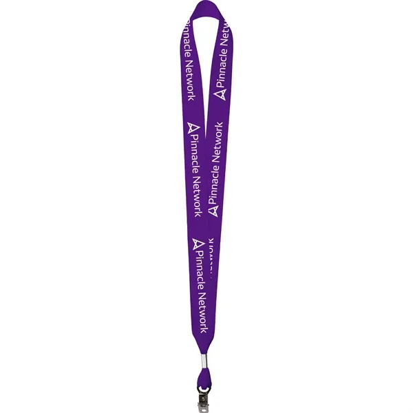 Screen printed 7/8" lanyard made of poly ribbon material.... from ASI 54100 Fields Manufacturing Inc / Fields