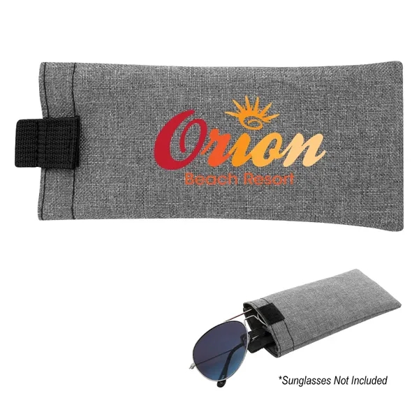 7" x 3 1/4" heathered pouch with Malibu sunglasses that are... from ASI 61125 Hit Promotional Products / Hit®