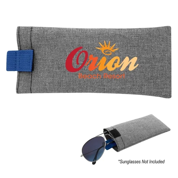 7" x 3 1/4" heathered pouch with Malibu sunglasses that are... from ASI 61125 Hit Promotional Products / Hit®